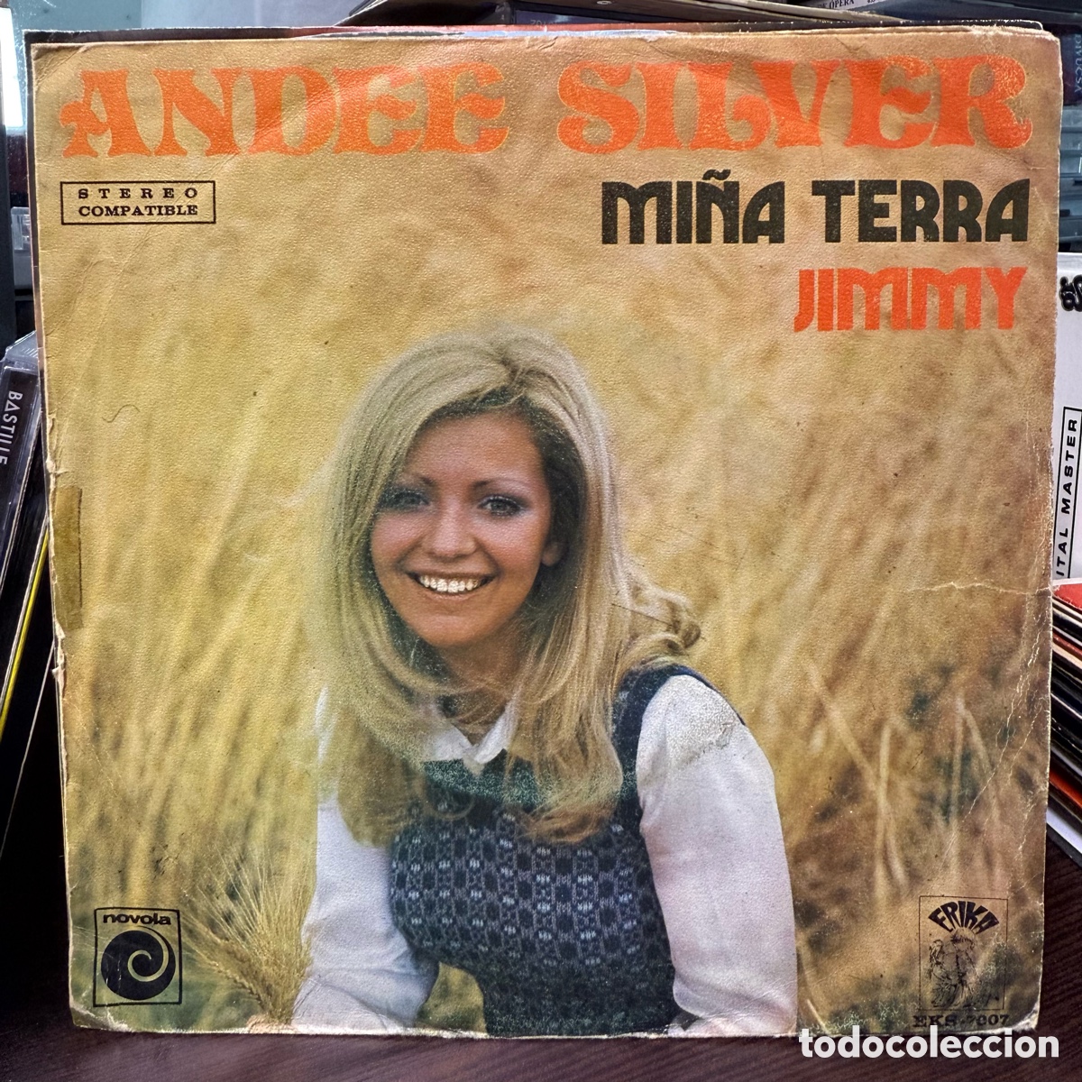 Discos de vinilo: Andee Silver - Mi&ntilde;a Terra / Jimm1 (7&rdquo;) - Foto 1