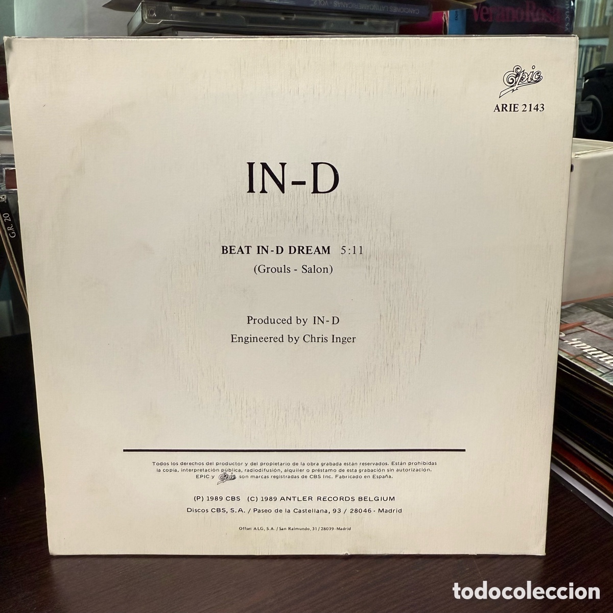 Discos de vinilo: In-D - Beat In-D Dream (7&rdquo;) - Foto 2
