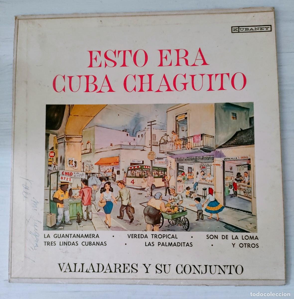 Discos de vinilo: LP Esto era Cuba Chaguito - Foto 1