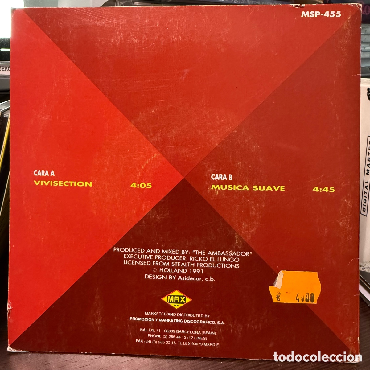 Discos de vinilo: Space Trax - Volume 1 (7&rdquo;) - Foto 2