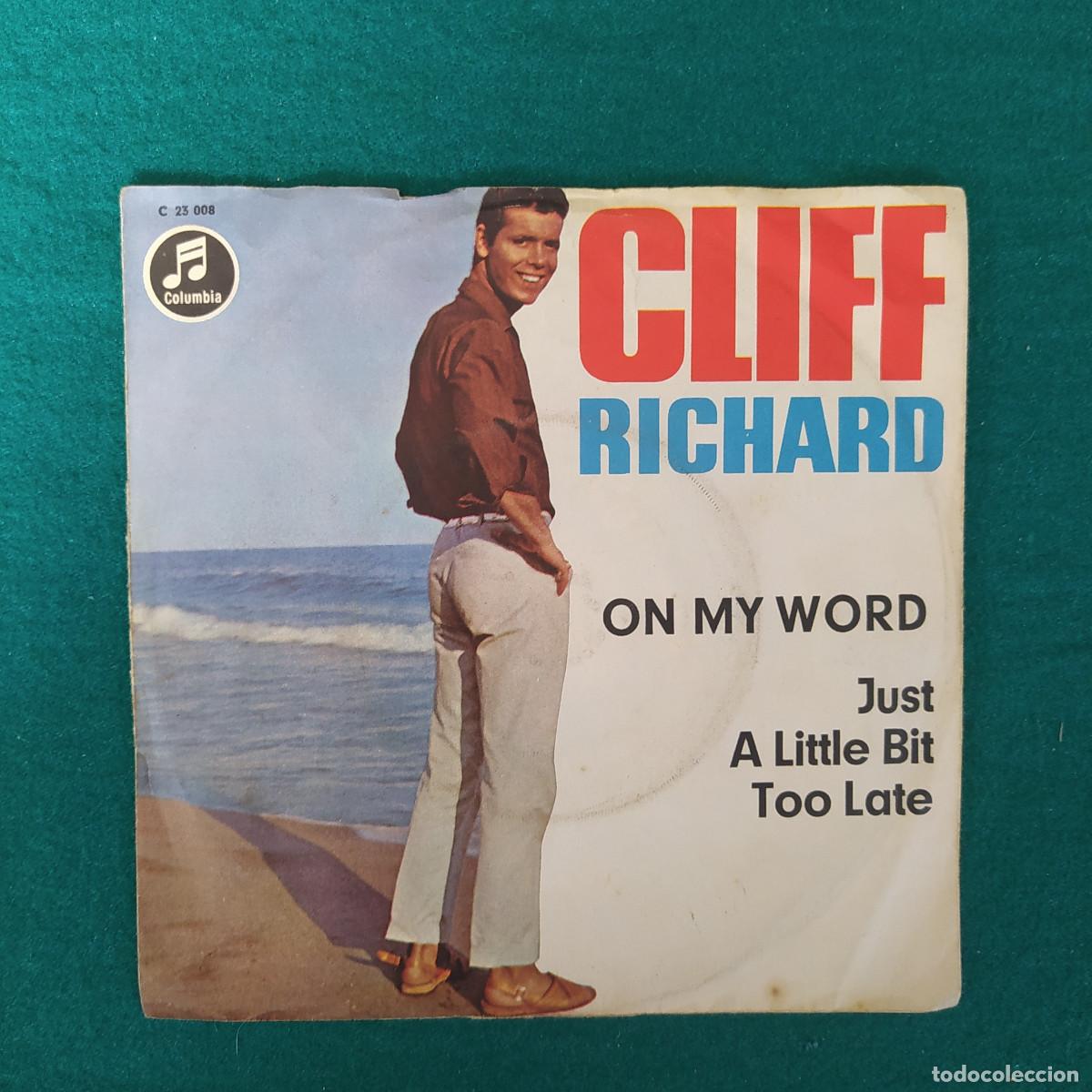Discos de vinilo: Cliff Richard &lrm;&ndash; On My Word - Foto 1