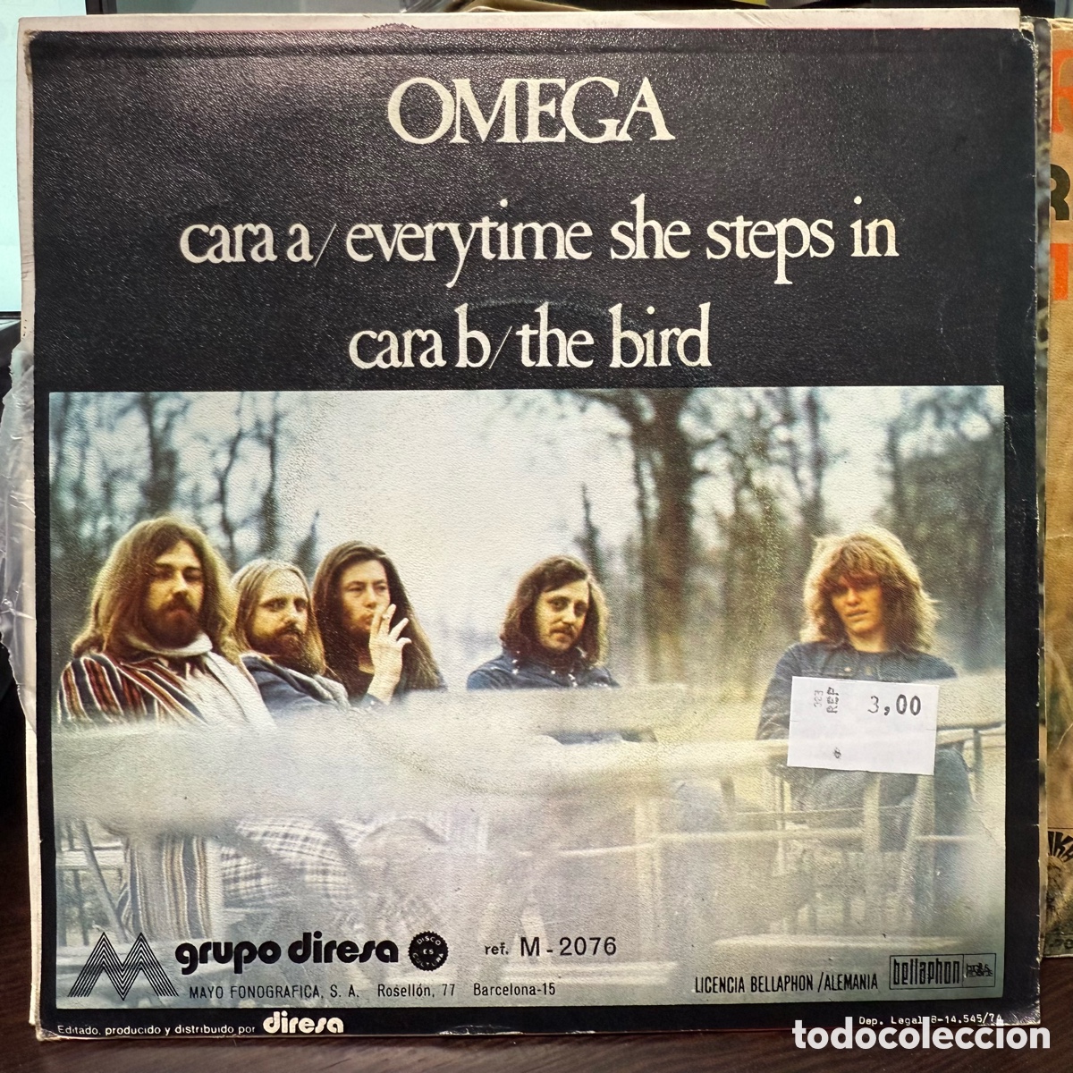 Discos de vinilo: Omega - Everytime She Steps In / The Bird (7&rdquo;) - Foto 2