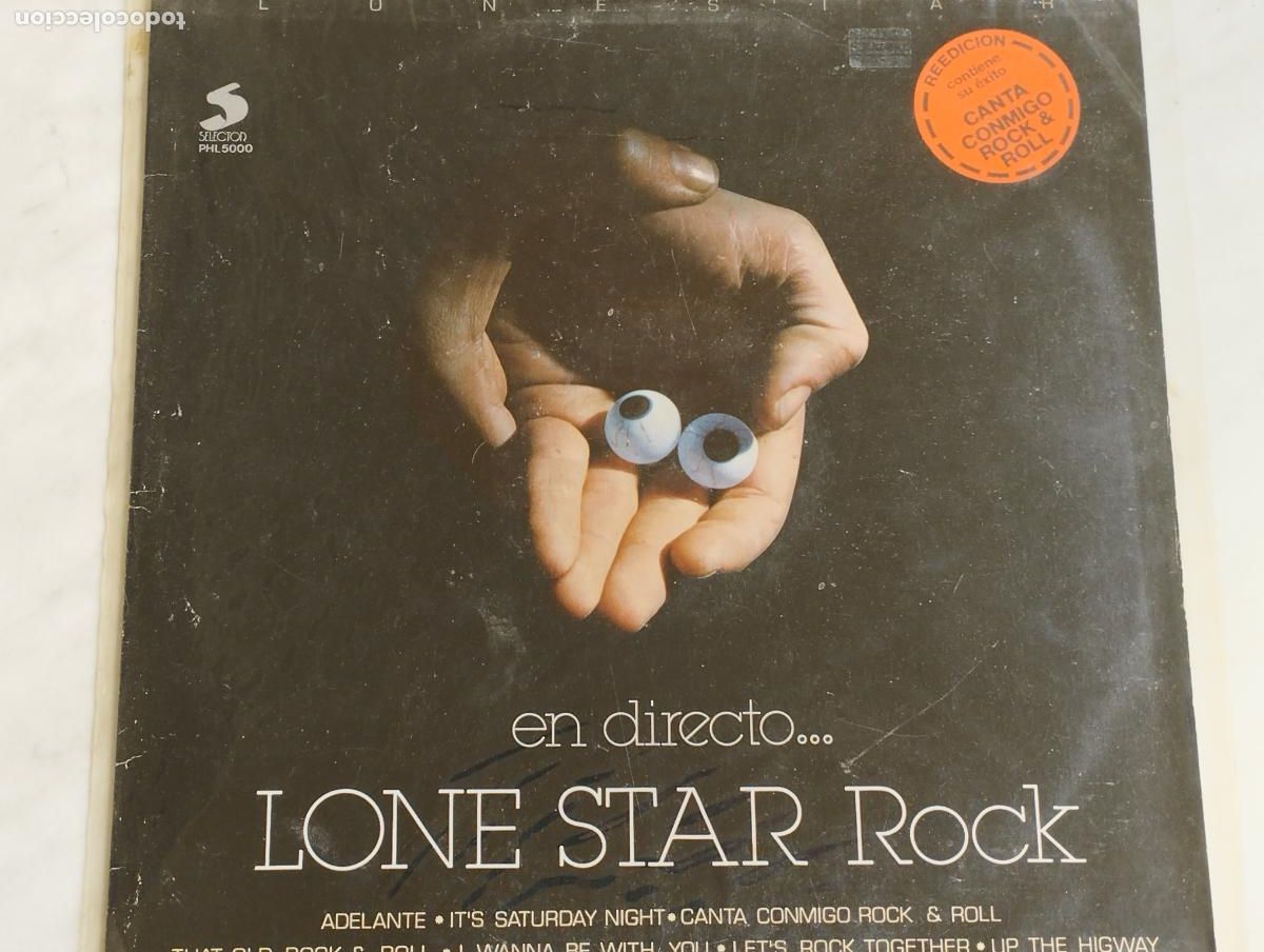 Discos de vinilo: DISCO LP LONE STAR ROCK EN DIRECTO - Foto 1