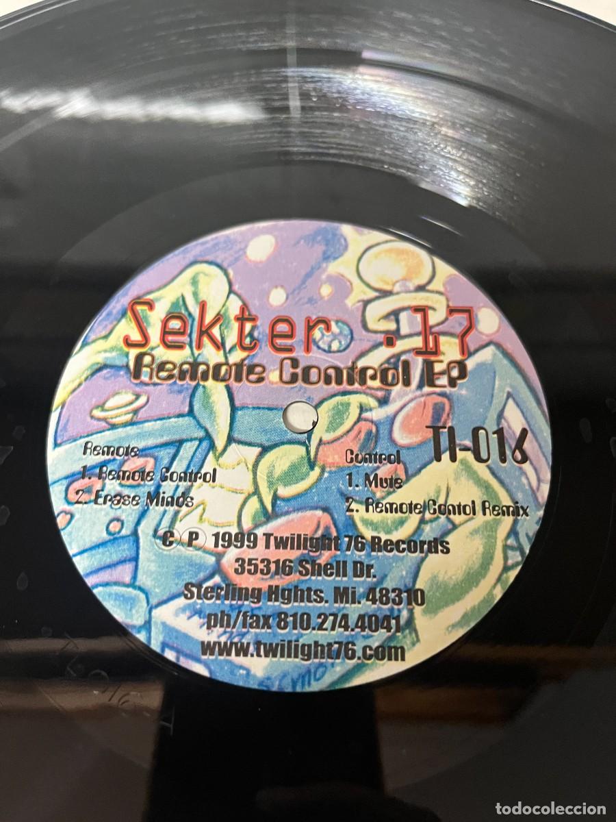 Discos de vinilo: Sekter .17 Remote Control EP - Foto 3