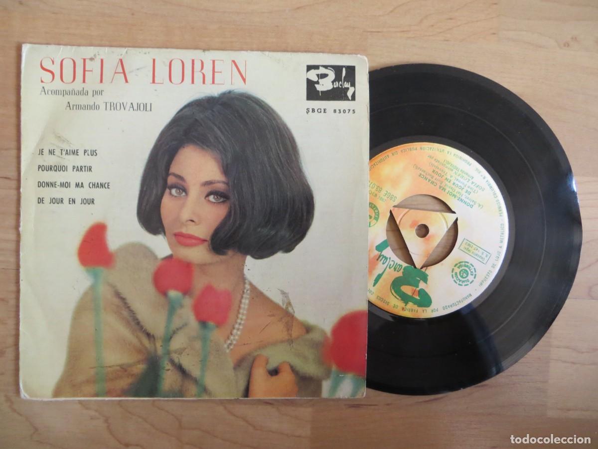 Discos de vinilo: SOFIA LOREN - EP Spain PS - JE NE T AIME PLUS - Foto 1