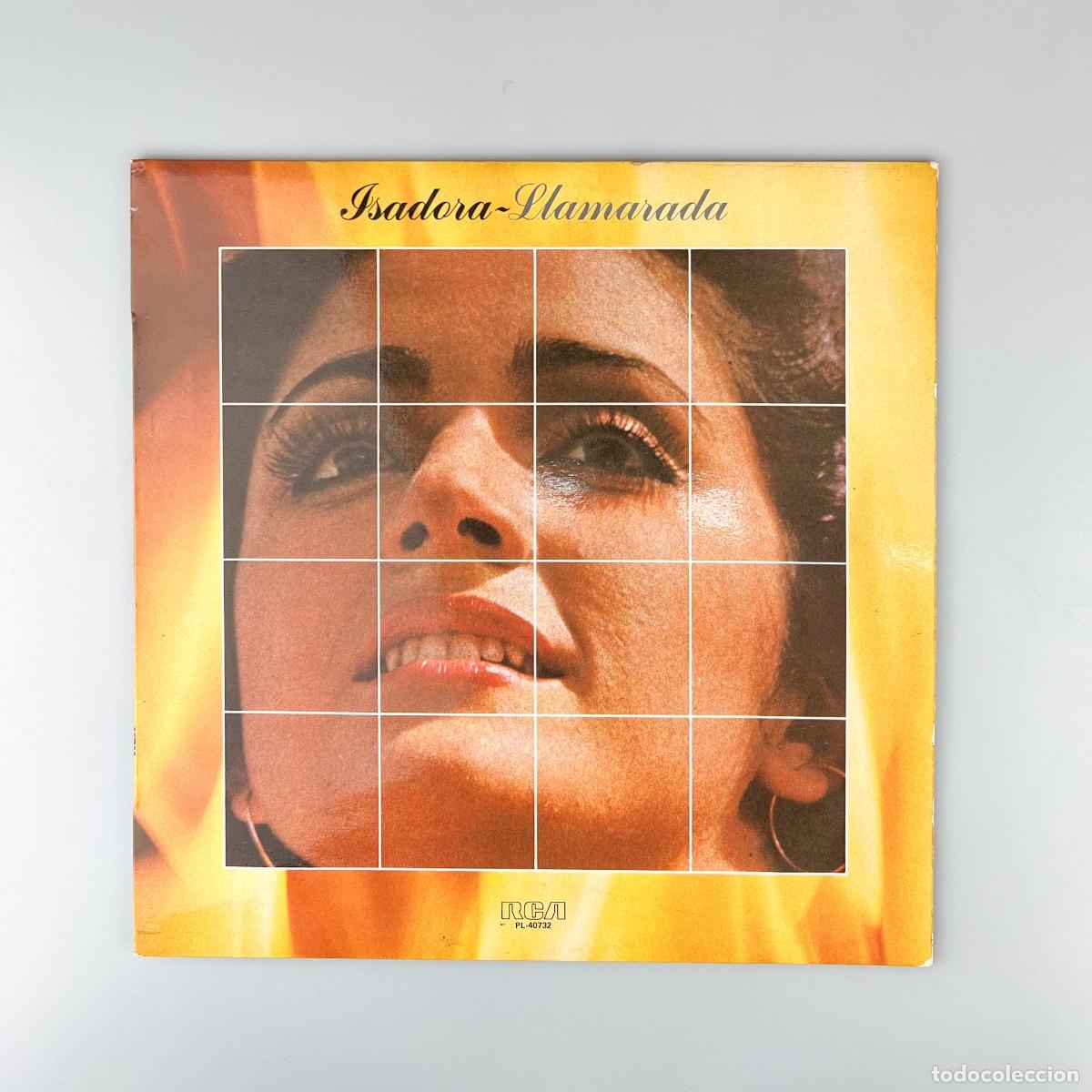 Discos de vinilo: LP. Isadora. Llamarada (G/VG+) - Foto 1