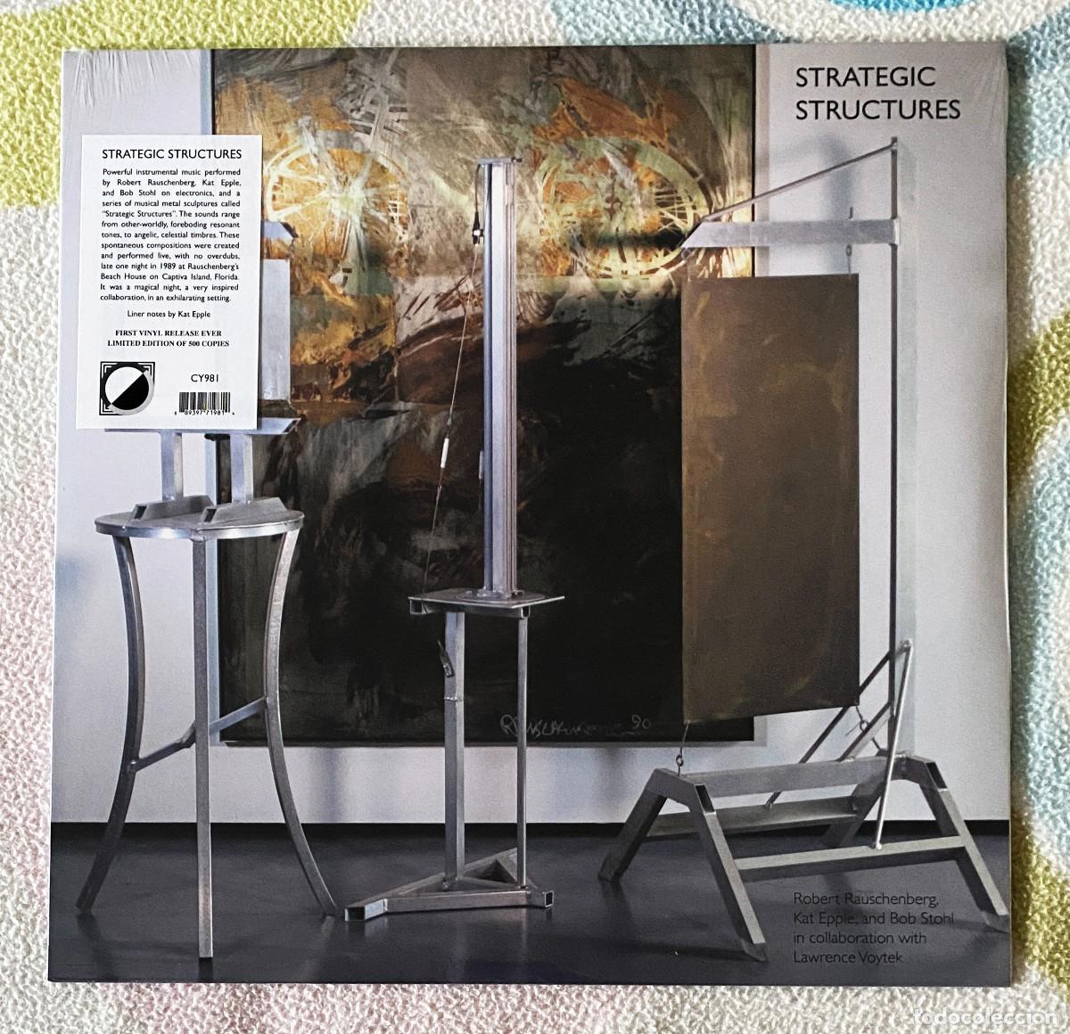 Discos de vinilo: ROBERT RAUSCHENBERG, KAT EPPLE... - STRATEGIC STRUCTURES 12 LP PRECINTADO - ELECTR&Oacute;NICA AMBIENT - Foto 1