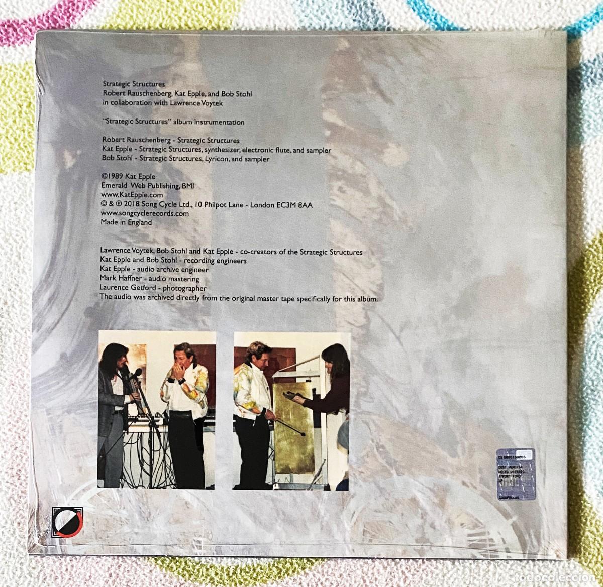 Discos de vinilo: ROBERT RAUSCHENBERG, KAT EPPLE... - STRATEGIC STRUCTURES 12 LP PRECINTADO - ELECTR&Oacute;NICA AMBIENT - Foto 2
