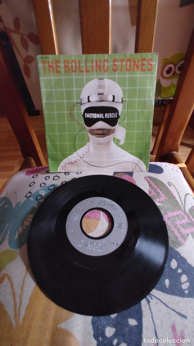 Discos de vinilo: THE ROLLING STONES-SINGLE EMOTIONAL RESCUE - Foto 1