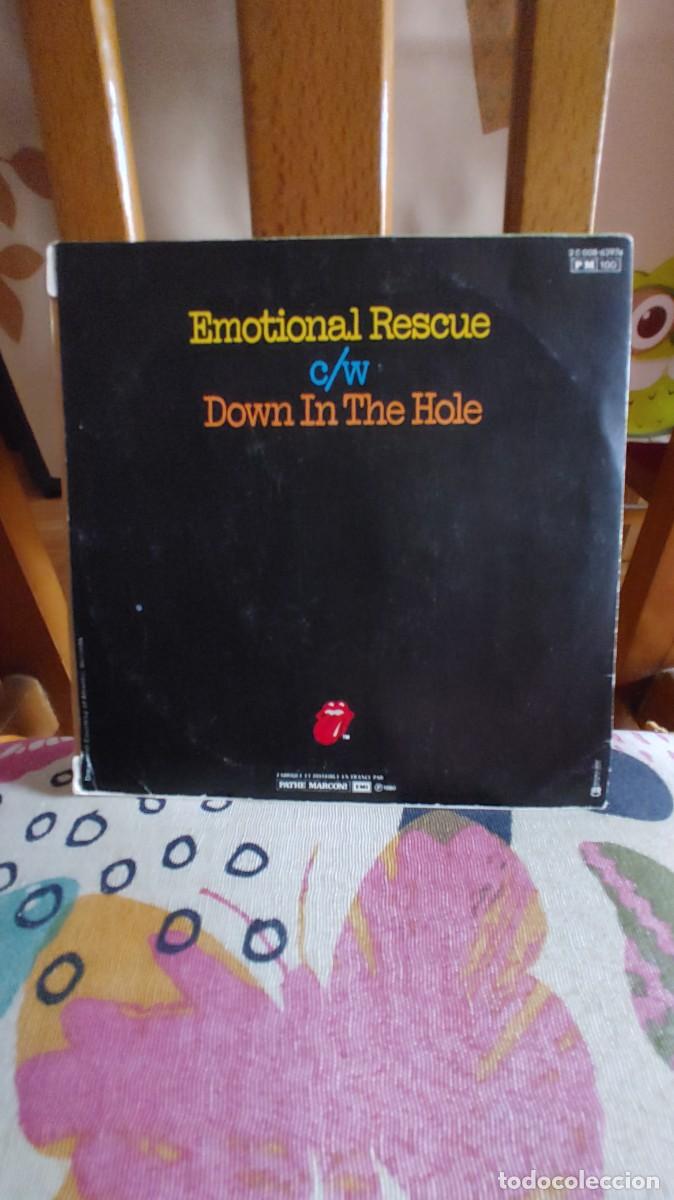 Discos de vinilo: THE ROLLING STONES-SINGLE EMOTIONAL RESCUE - Foto 2