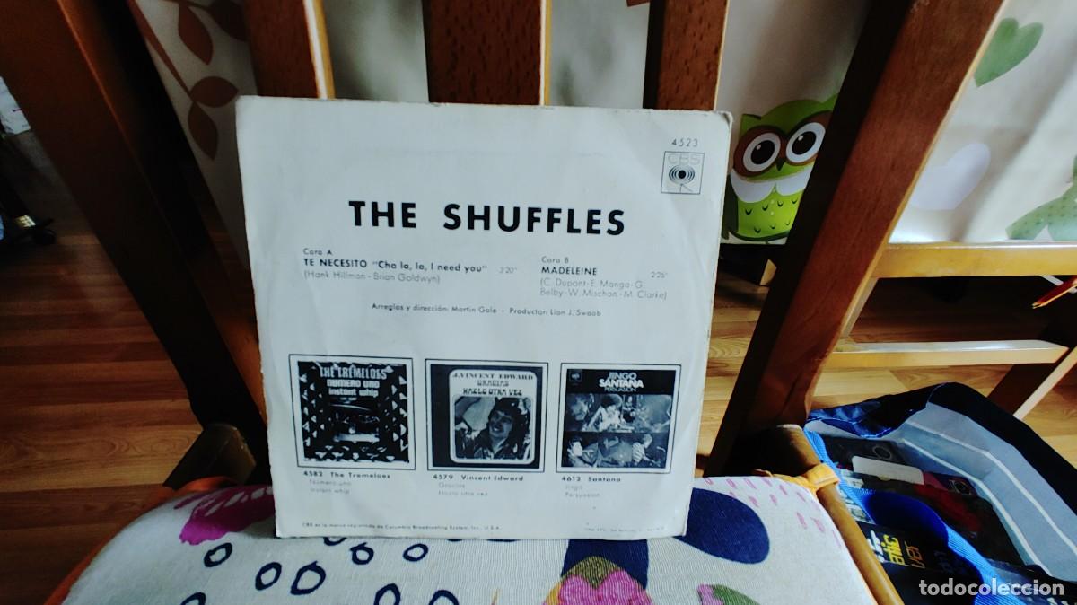 Discos de vinilo: THE SHUFFLES-SINGLE TE NECESITO - Foto 2