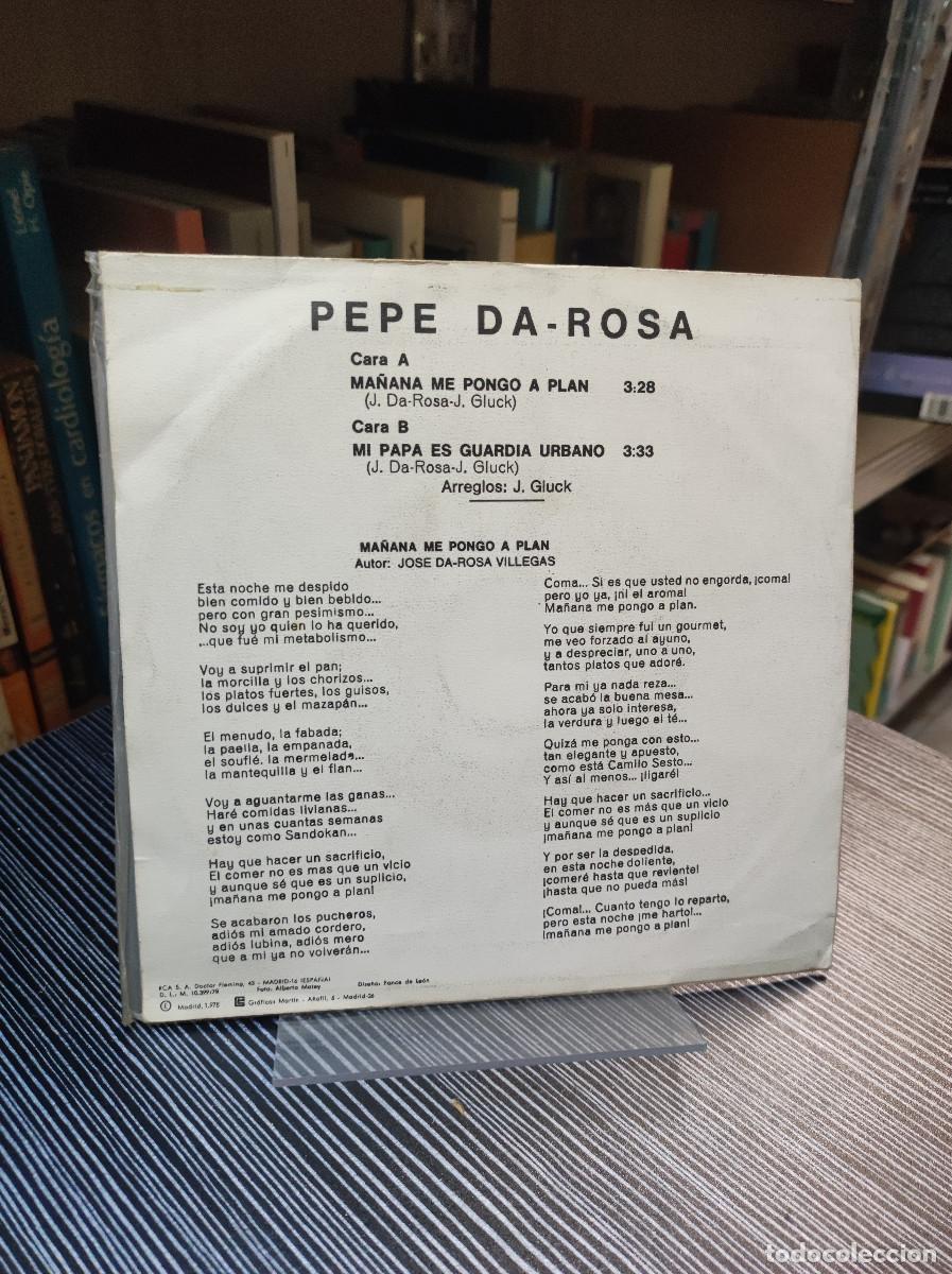Discos de vinilo: Pepe Da Rosa &ndash; Ma&ntilde;ana Me Pongo A Plan - Foto 2