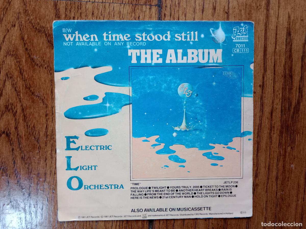 Discos de vinilo: Electric Light Orchestra - hold on tight + when time stood still - Foto 2