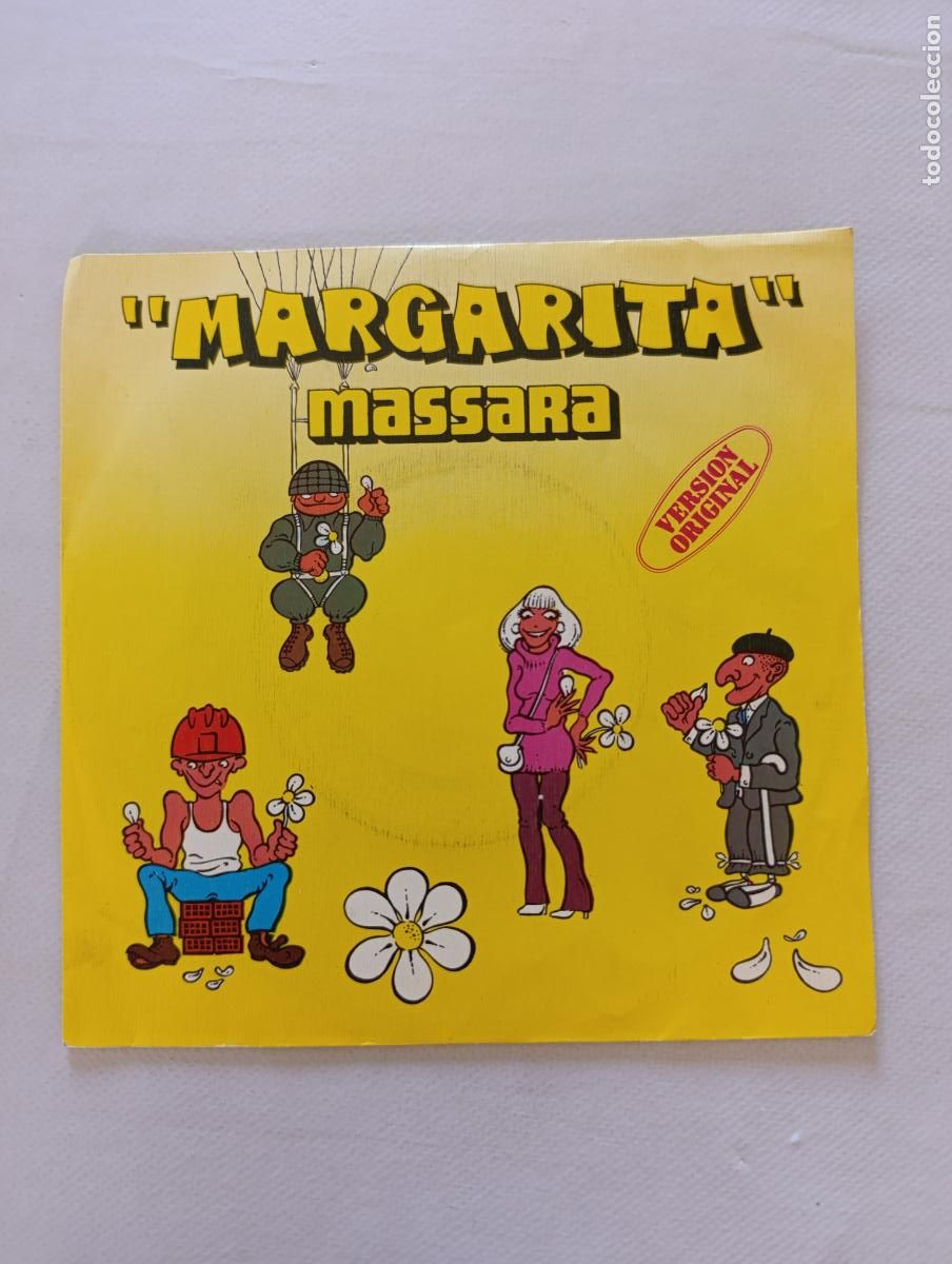 Discos de vinilo: SINGLE MARGARITA - MASSARA - VERSION ORIGINAL - DISCO VINILO (X2) - Foto 1