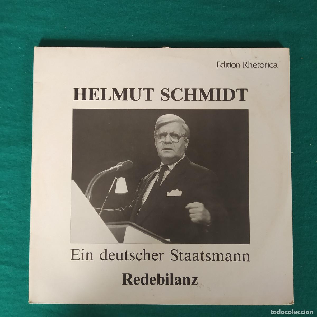 Discos de vinilo: Helmut Schmidt &ndash; Ein Deutscher Staatsmann - Redebilanz - Foto 1