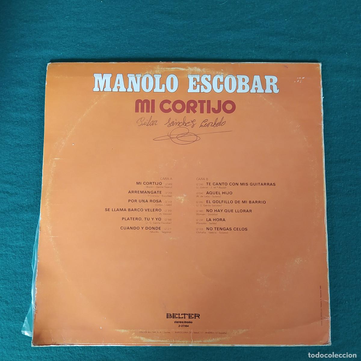 Discos de vinilo: Manolo Escobar &ndash; MI CORTIJO - Foto 2