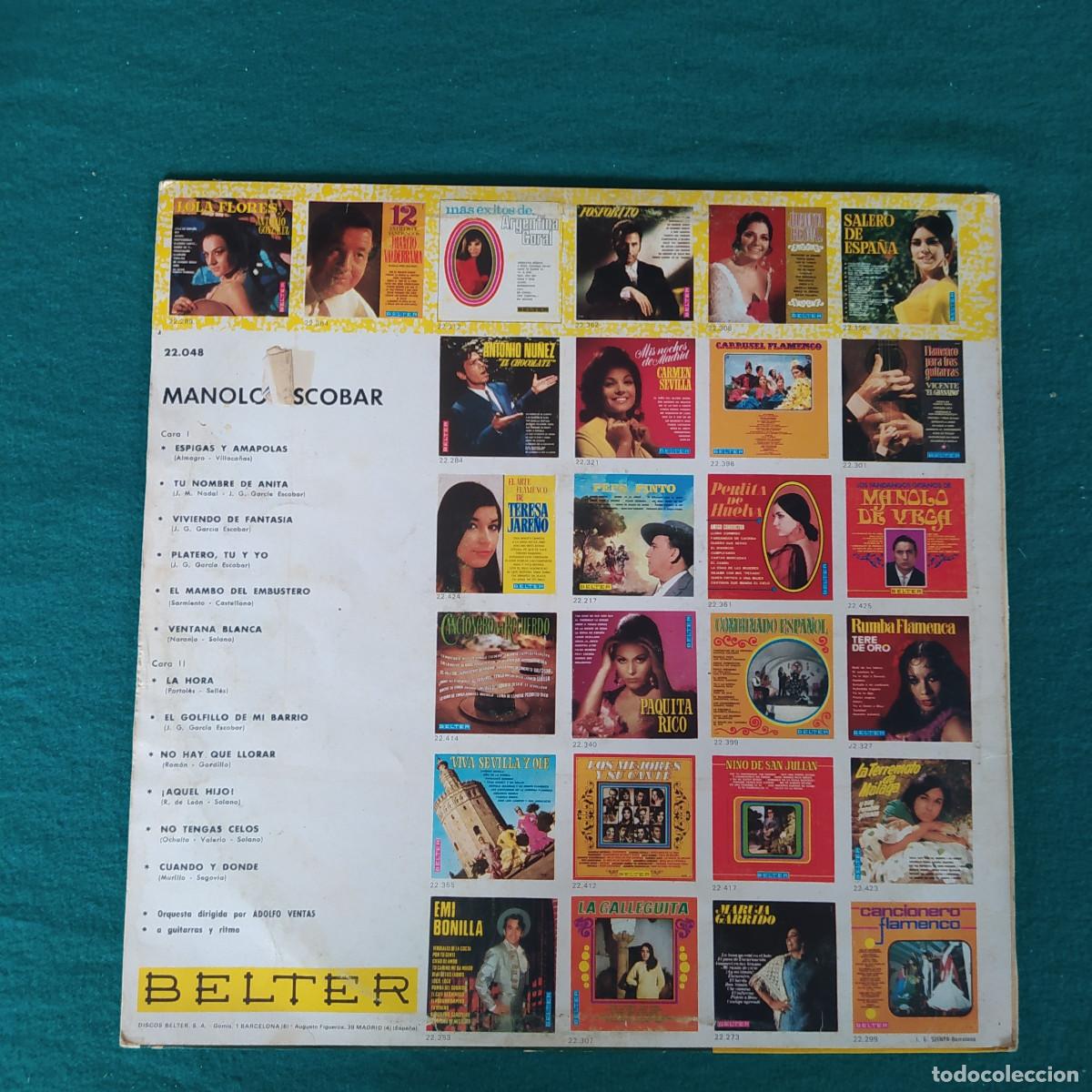 Discos de vinilo: Manolo Escobar &ndash; Manolo Escobar - Foto 2