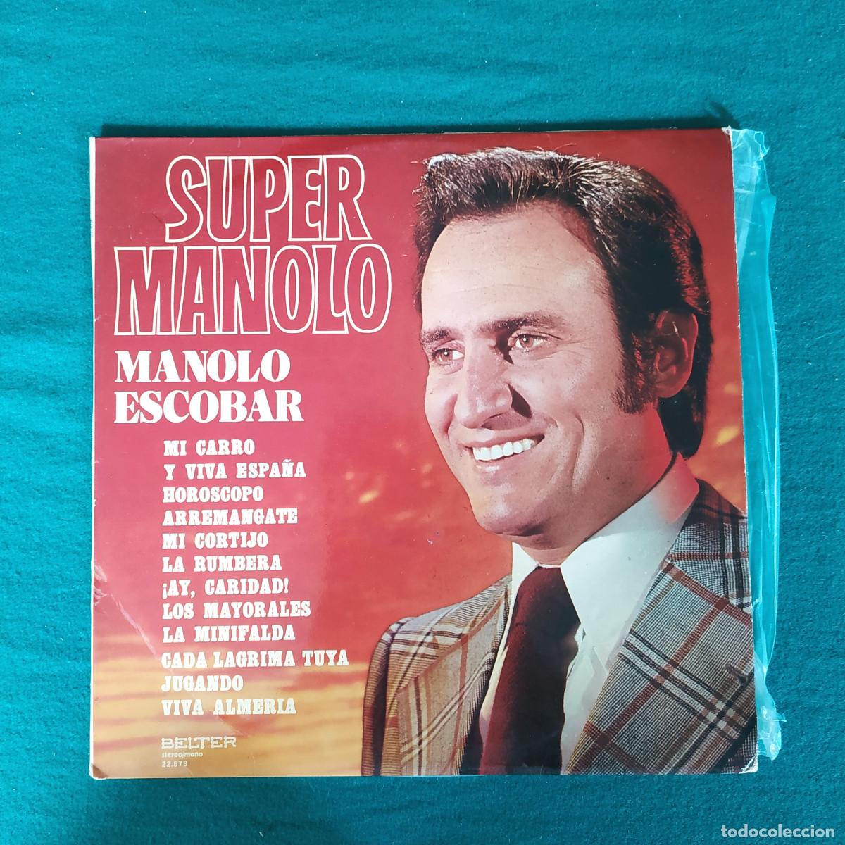 Discos de vinilo: Manolo Escobar &ndash; Super Manolo - Foto 1