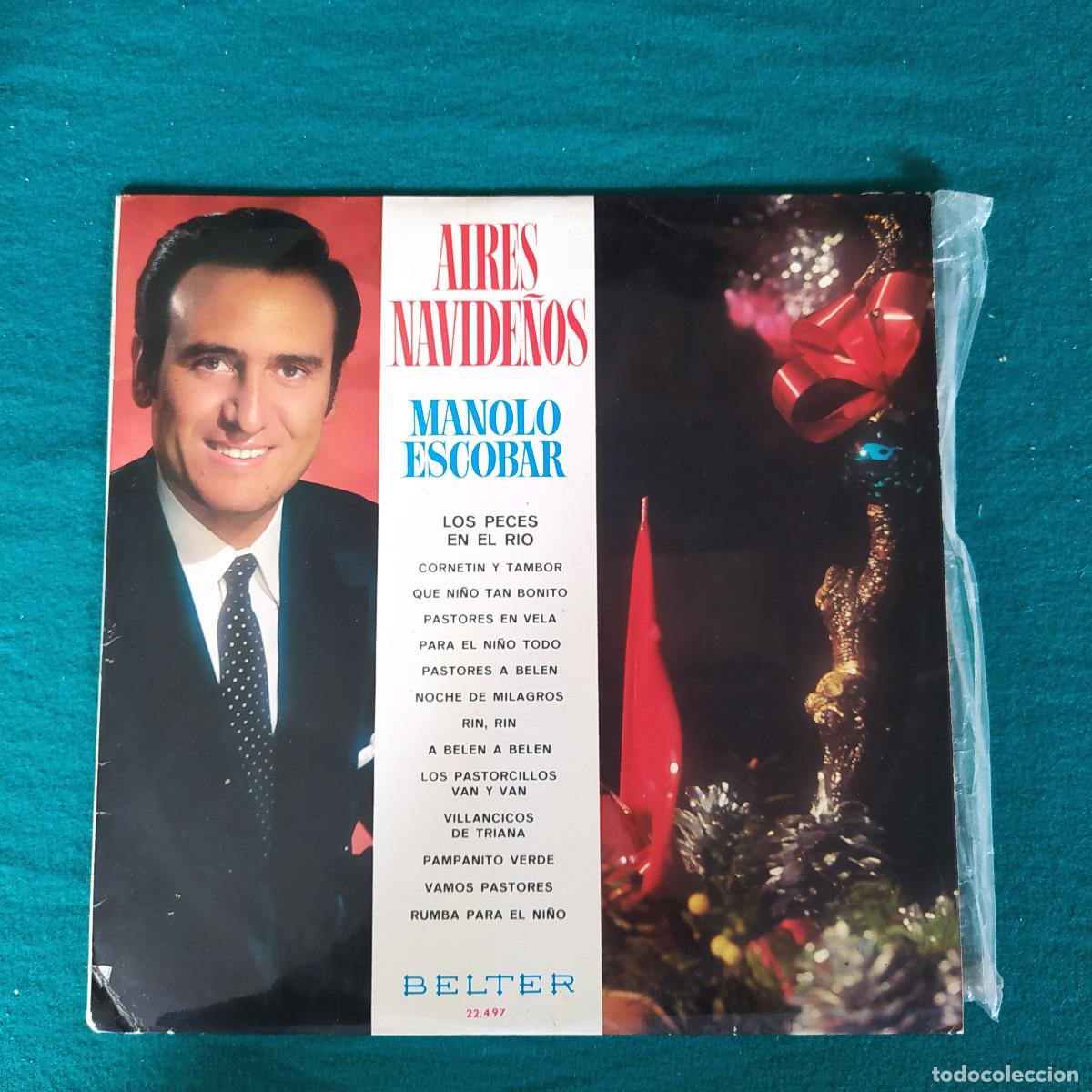 Discos de vinilo: Manolo Escobar &ndash; Aires Navide&ntilde;os - Foto 1