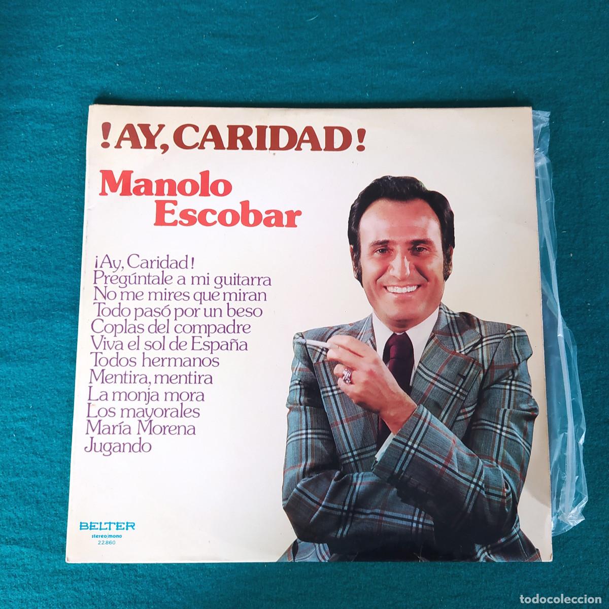Discos de vinilo: Manolo Escobar &ndash; &iexcl;Ay, Caridad! - Foto 1