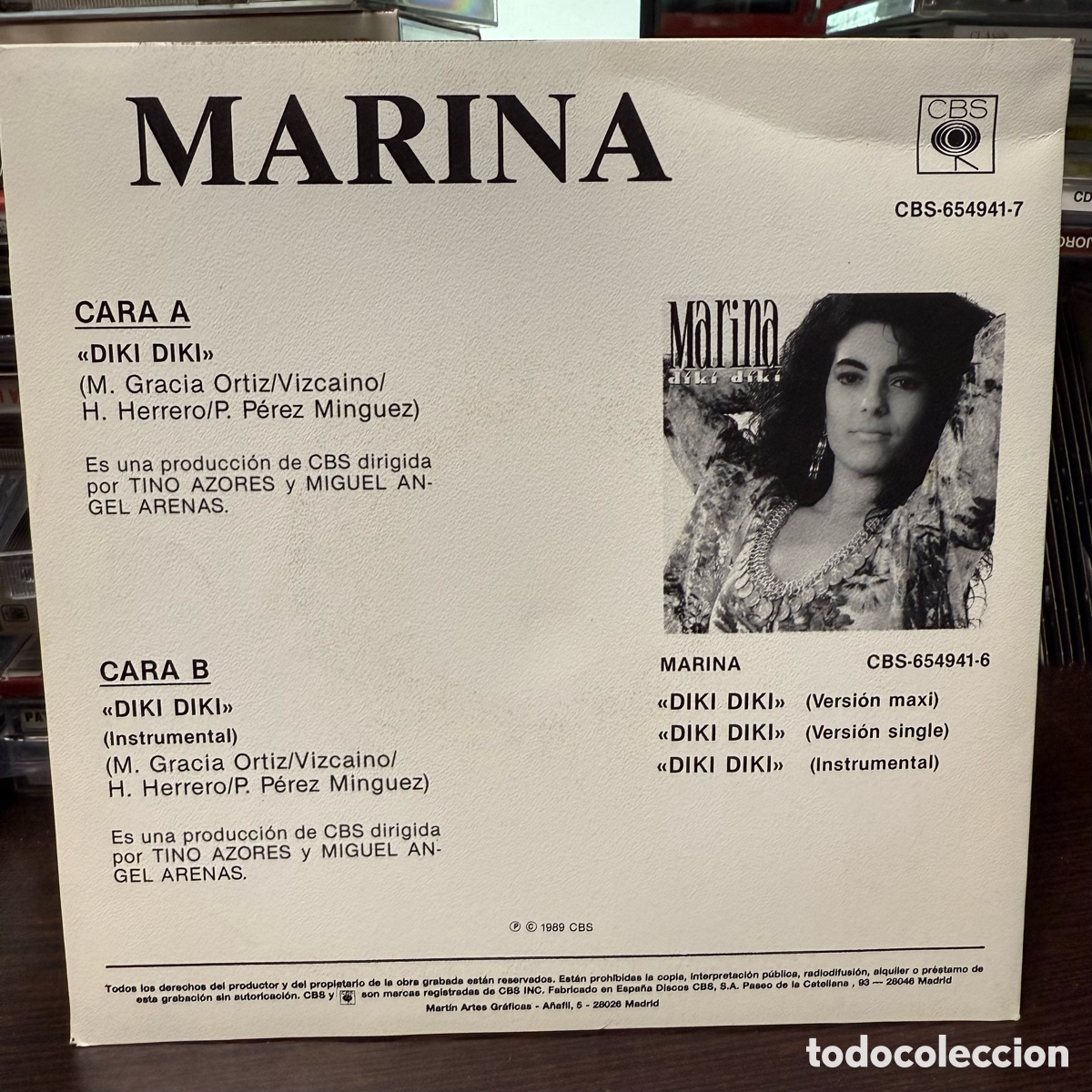 Discos de vinilo: Marina - Diki Diki (7&rdquo;) - Foto 2