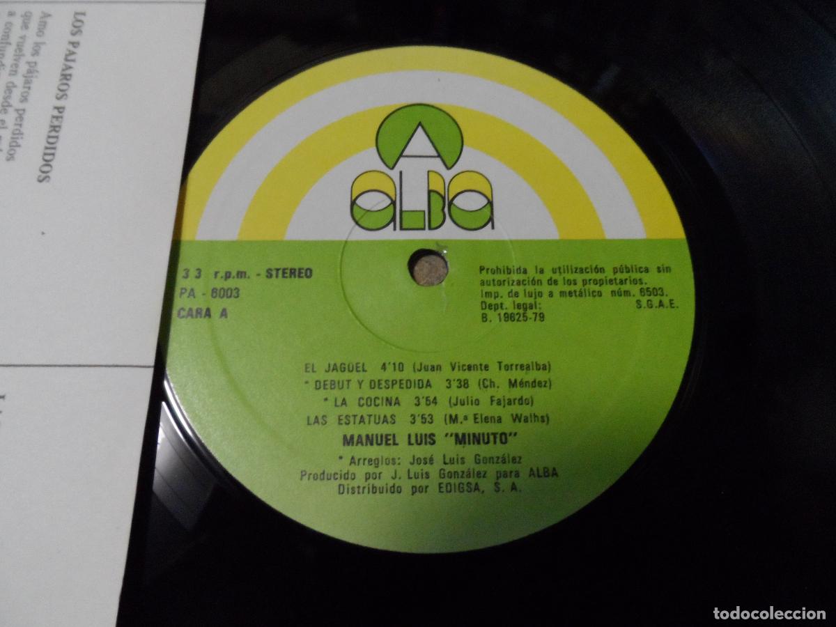 Discos de vinilo: Manuel Luis Minuto - El bernegal (SPAIN 1979) - Foto 3