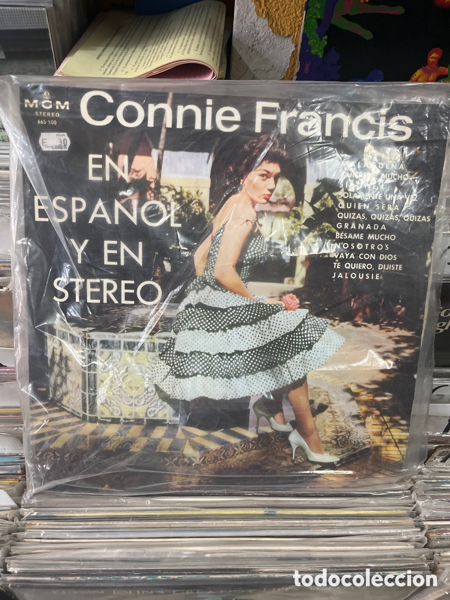 Discos de vinilo: connie francis en espa&ntilde;ol y stereo - Foto 1