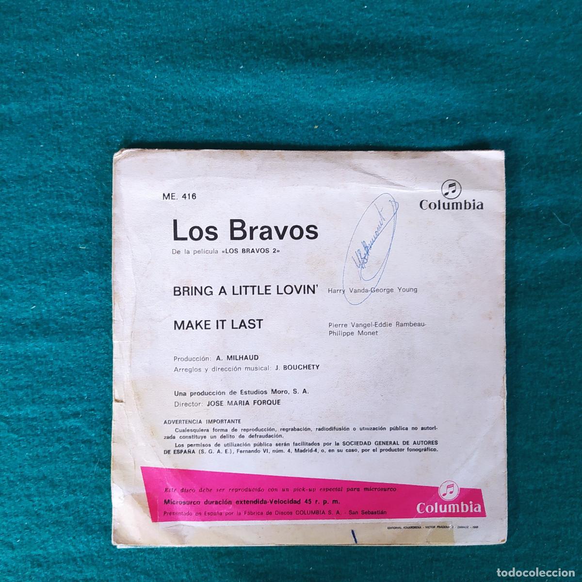 Discos de vinilo: Los Bravos &ndash; Bring A Little Lovin - Foto 2