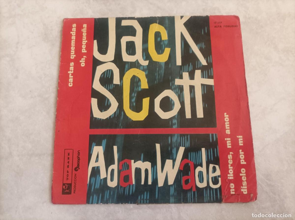 Discos de vinilo: Jack Scott-Adam Wade-solo portada- - Foto 1