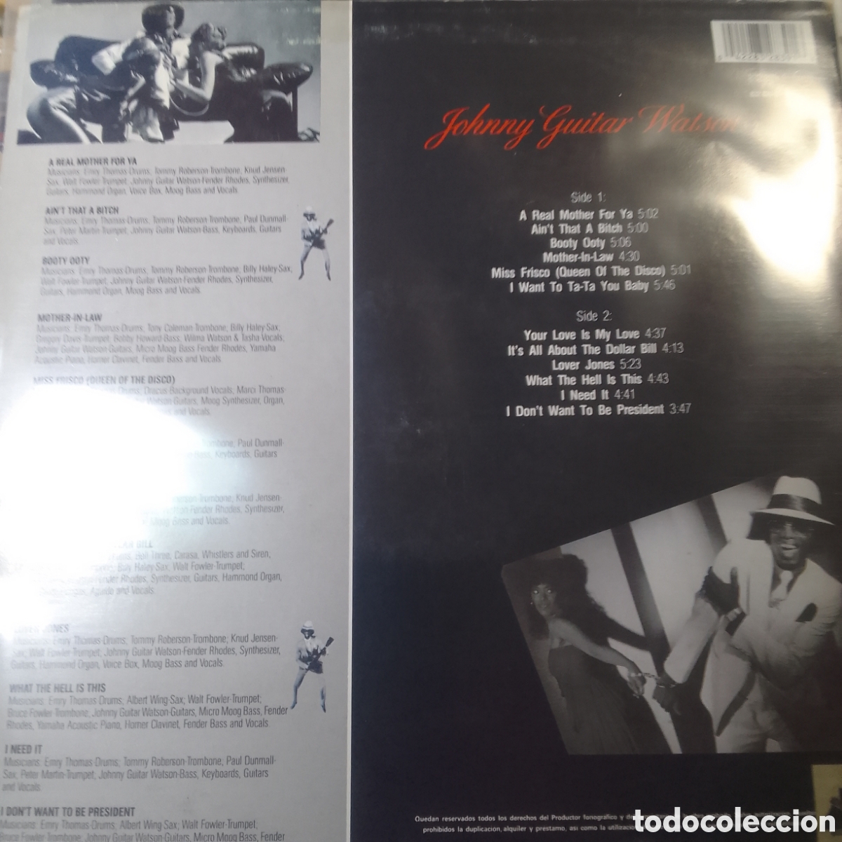 Discos de vinilo: JOHNY GUITAR WATSON WHAT THE HELL IS THIS - Foto 2