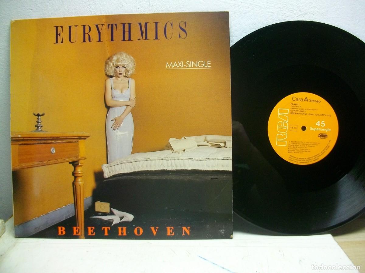 Discos de vinilo: Eurythmics &ndash; Beethoven MAXI 45 RPM LP - Foto 1