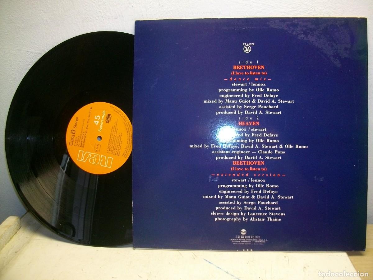 Discos de vinilo: Eurythmics &ndash; Beethoven MAXI 45 RPM LP - Foto 2