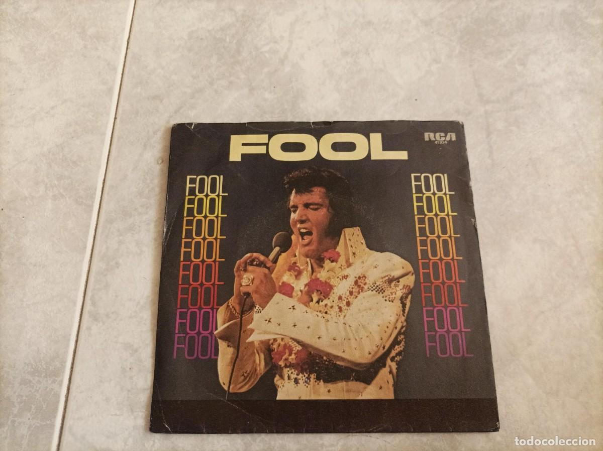 Discos de vinilo: Elvis Presley single fool - Foto 1