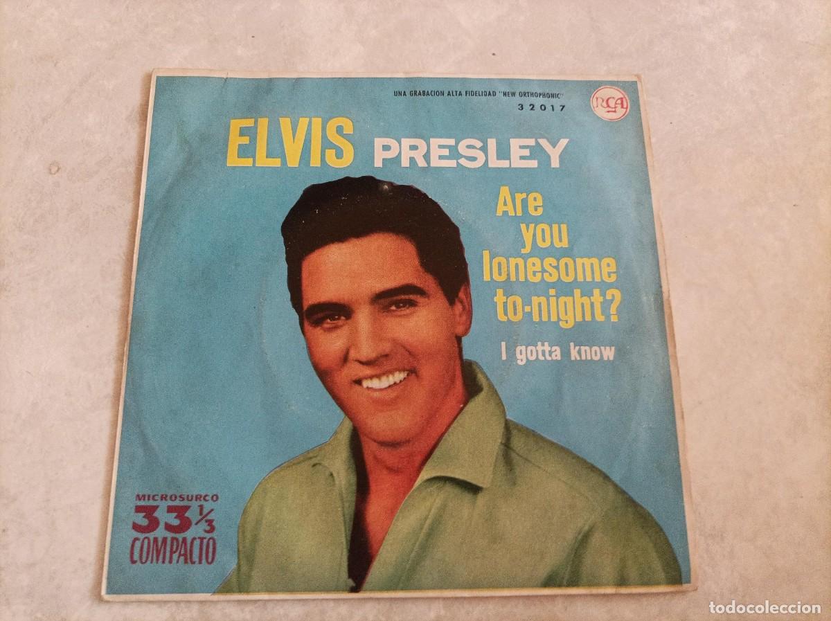 Discos de vinilo: Elvis Presley single -version diferente leer- - Foto 1