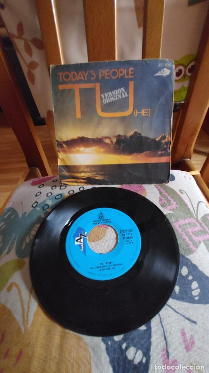 Discos de vinilo: TODAY&acute;S PEOPLE-SINGLE TU - Foto 1
