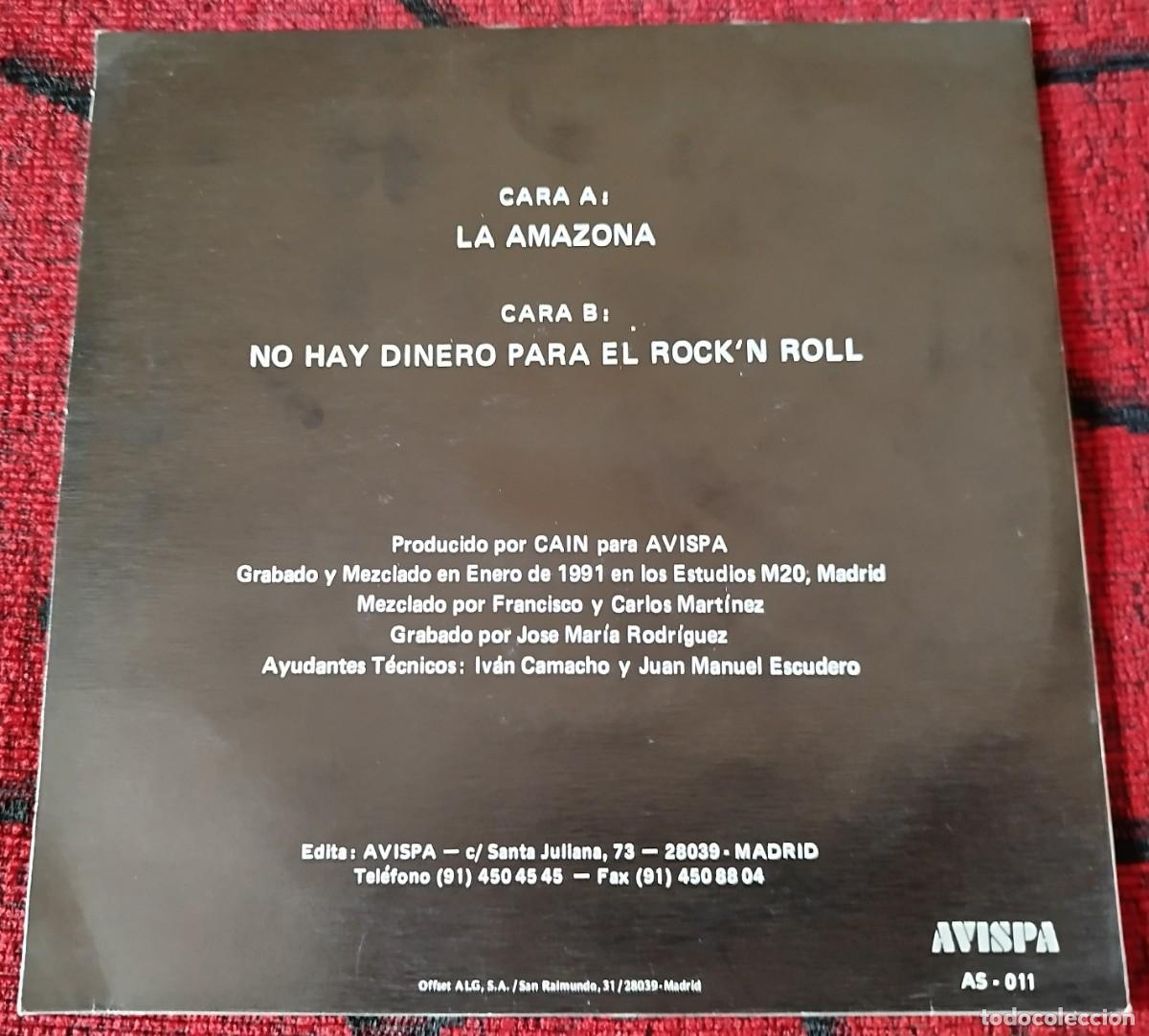 Discos de vinilo: CAIN ** La Amazona ** SINGLE VINILO 1991 - Foto 2