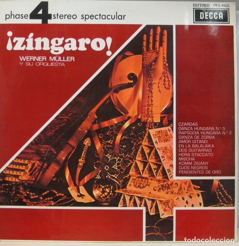 Discos de vinilo: WERNER MULLER Y SU ORQUESTA - ZINGARO - LP - Foto 1