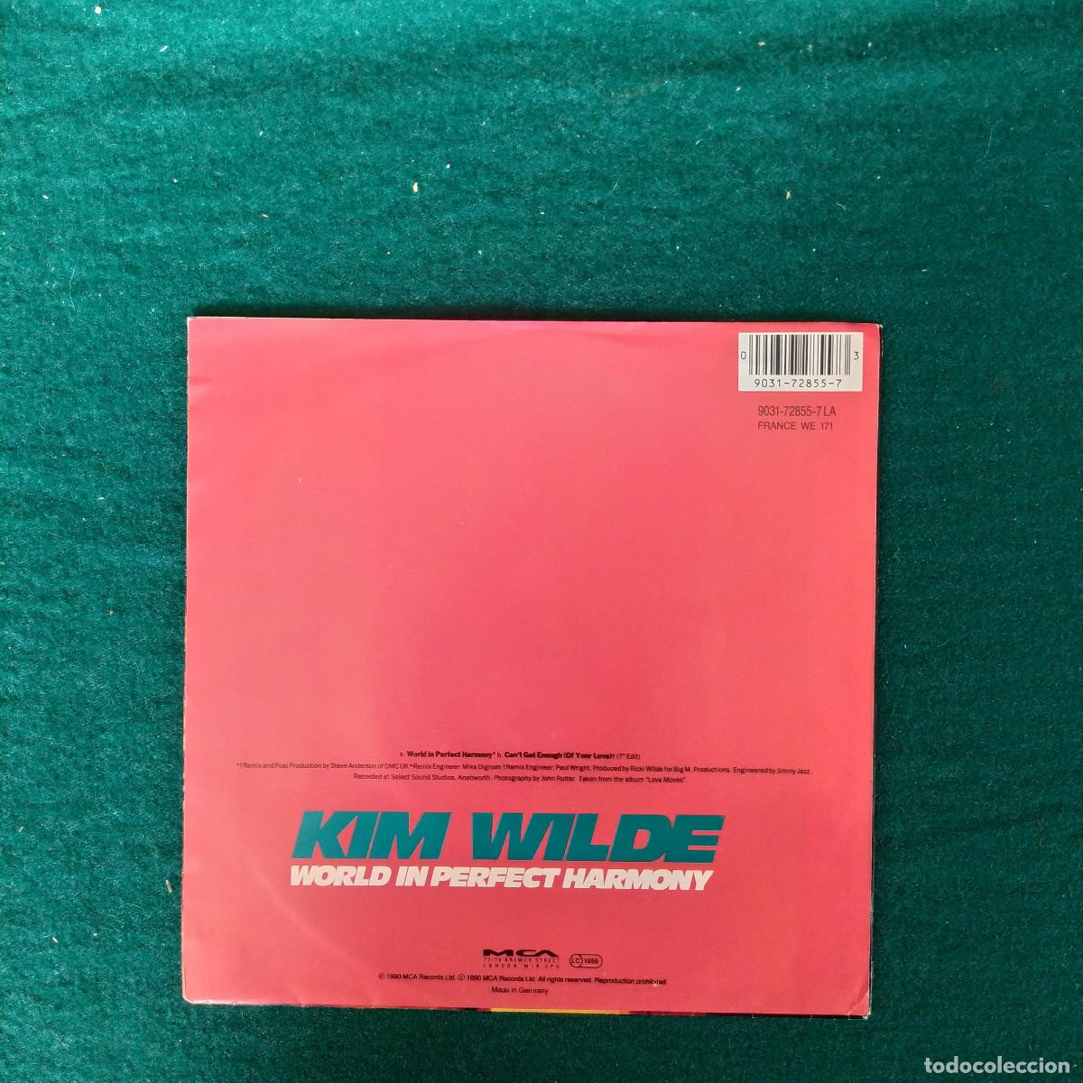 Discos de vinilo: Kim Wilde &ndash; World In Perfect Harmony - Foto 2