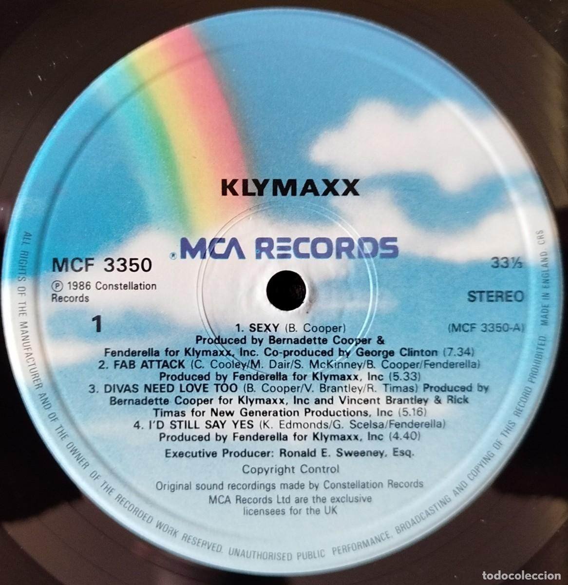 Discos de vinilo: KLYMAXX ** Klymaxx ** VINILO LP 1986 UK - Foto 4