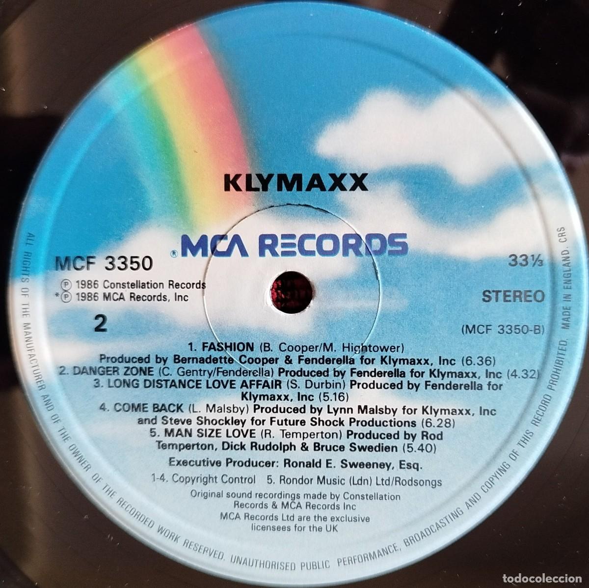 Discos de vinilo: KLYMAXX ** Klymaxx ** VINILO LP 1986 UK - Foto 5