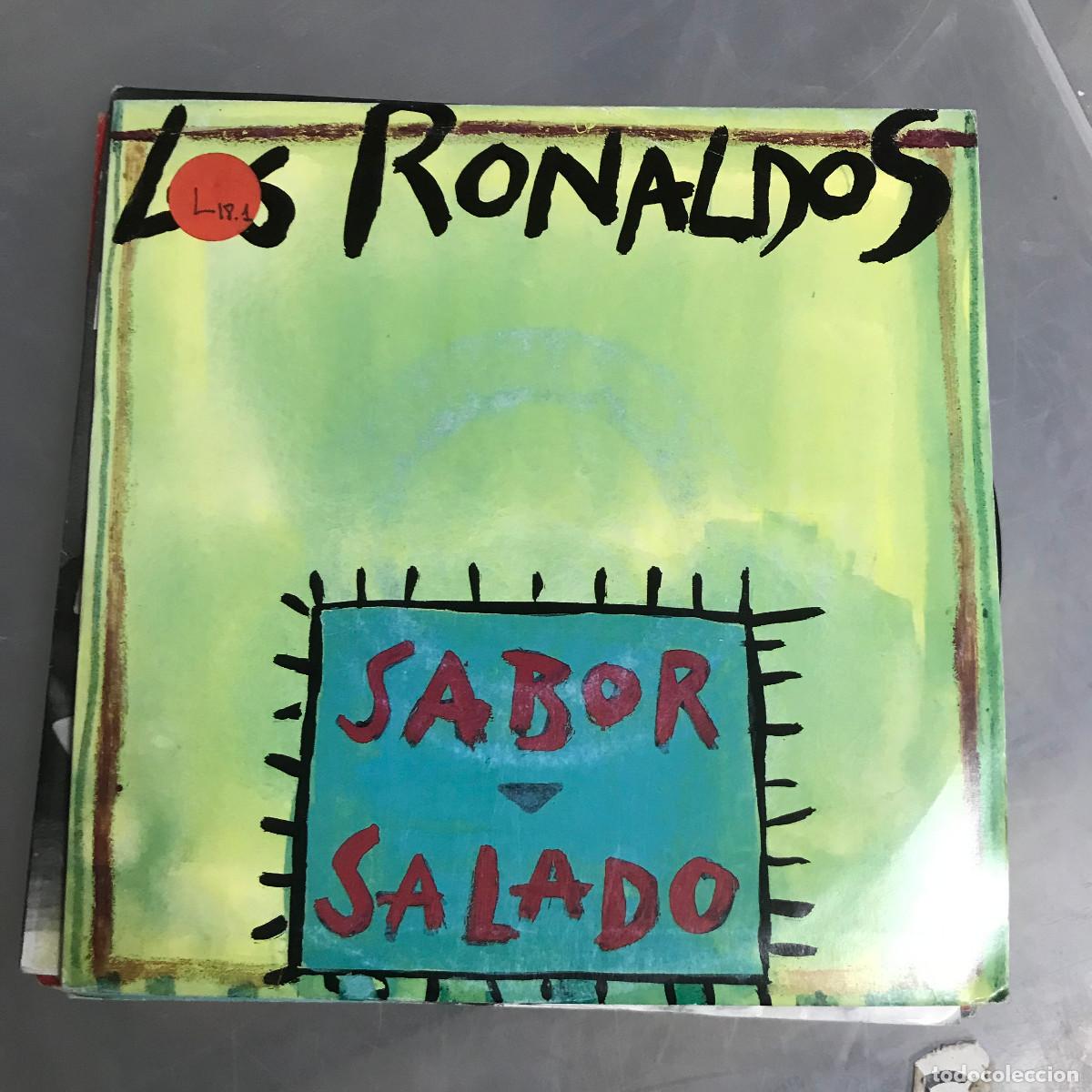 Discos de vinilo: RONALDOS - SABOR SALADO - SINGLE EMI 1990 - Foto 1