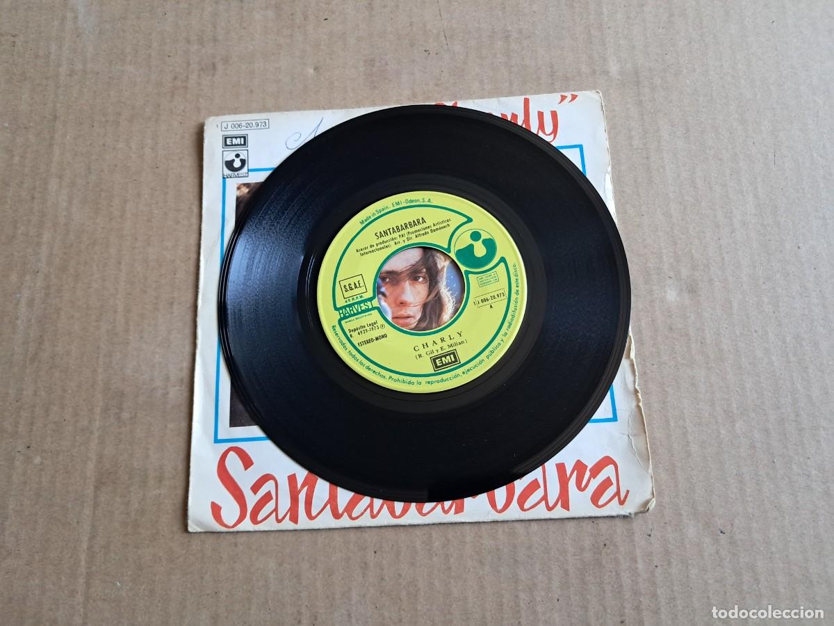 Discos de vinilo: SANTABARBARA - CHARLY SINGLE 1973 - Foto 2