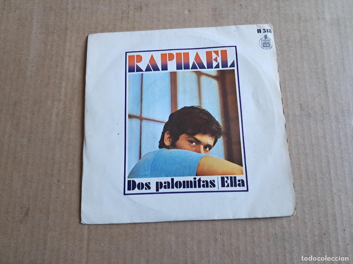 Discos de vinilo: RAPHAEL - DOS PALOMITAS SINGLE 1969 - Foto 1