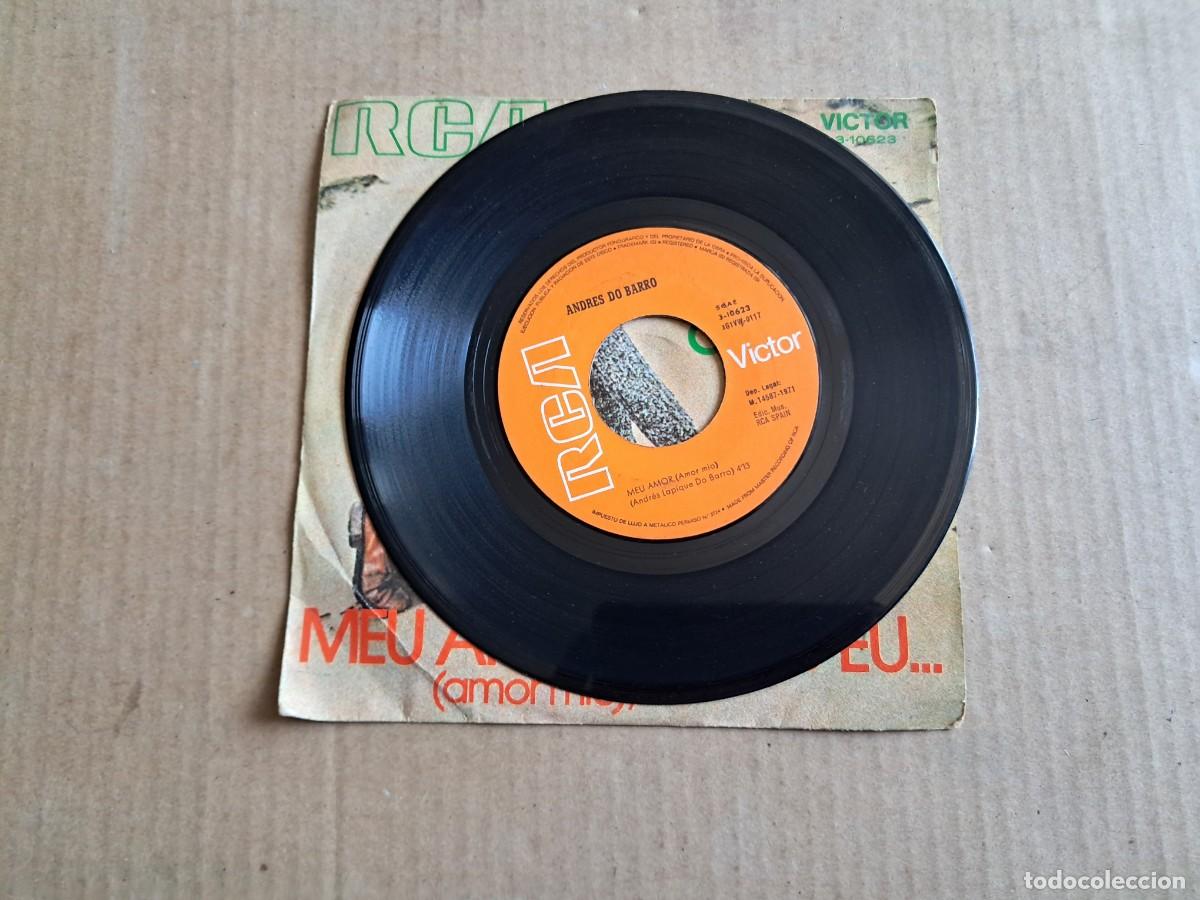 Discos de vinilo: ANDRES DO BARRO - MEU AMOR SINGLE 1971 - Foto 2