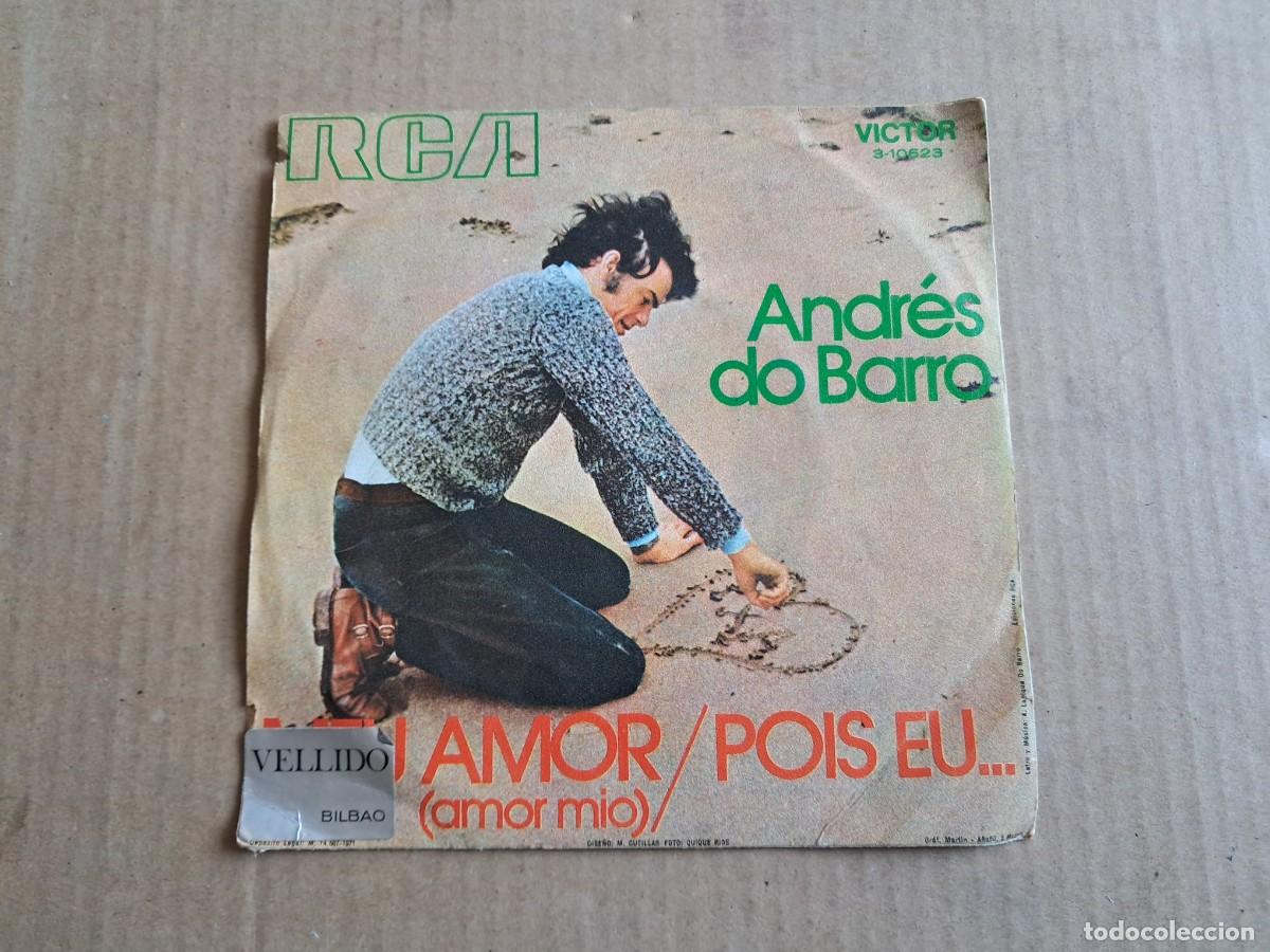 Discos de vinilo: ANDRES DO BARRO - MEU AMOR SINGLE 1971 - Foto 3