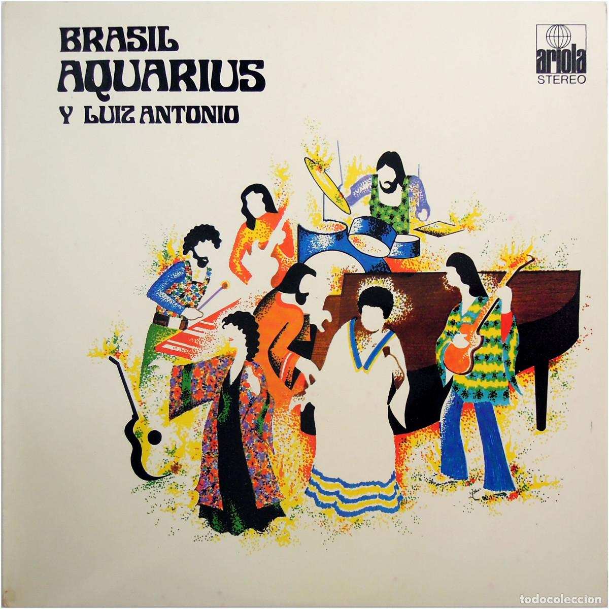 Discos de vinilo: Aquarius y Luiz Antonio - Brasil... - LP Spain 1973 - Ariola 82.169-I - NM/EX