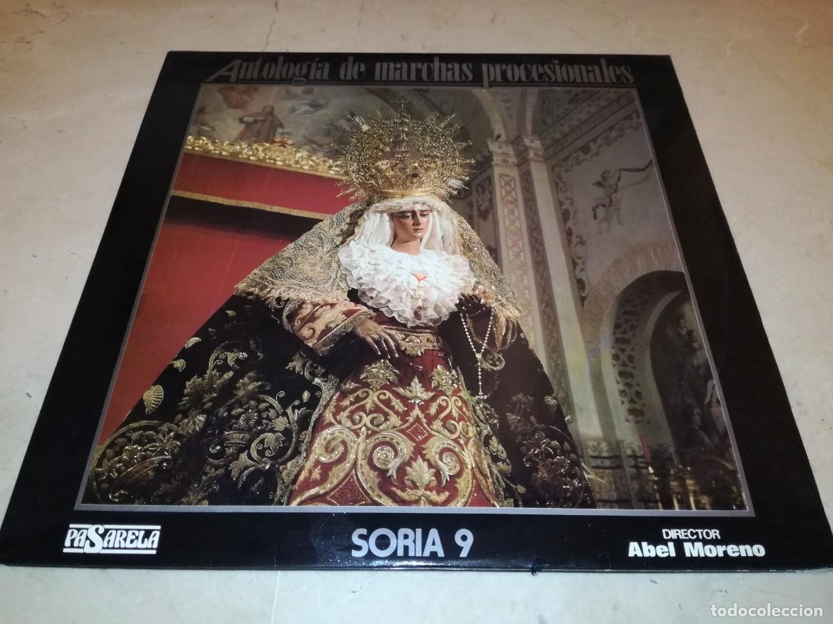 Disques de vinyle: ANTOLOGIA DE MARCHAS PROCESIONALES-SORIA 9-ABEL MORENO-DOBLE LP-ORIGINAL 1988