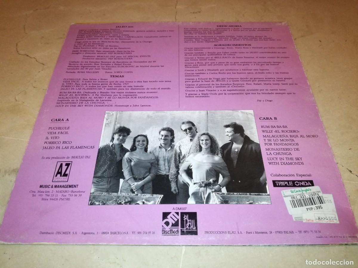 Discos de vinilo: JALEO-DIEGO CORTES-ORIGINAL 1990 - Foto 2