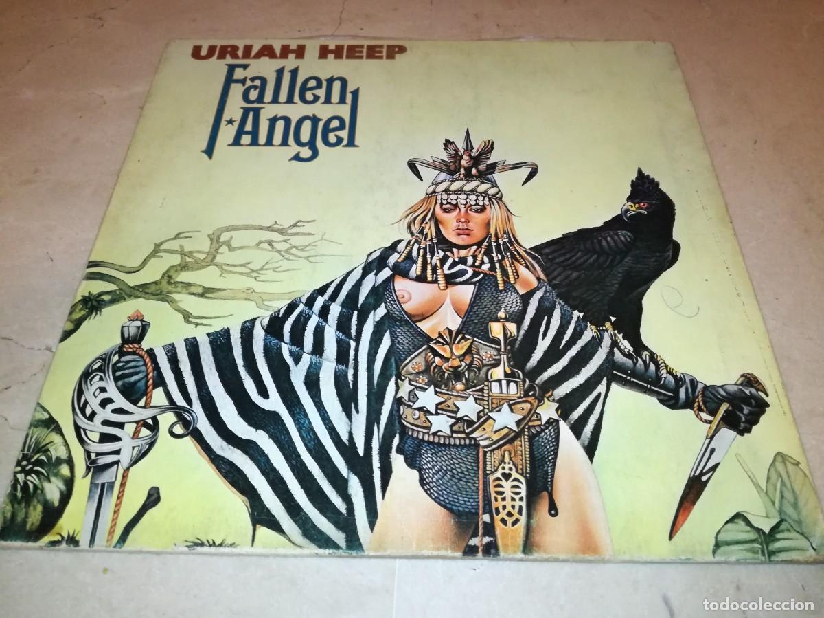 Discos de vinilo: URIAH HEEP-FALLEN ANGEL-GATEFOLD-ORIGINAL ESPA&Ntilde;OL 1978 - Foto 1