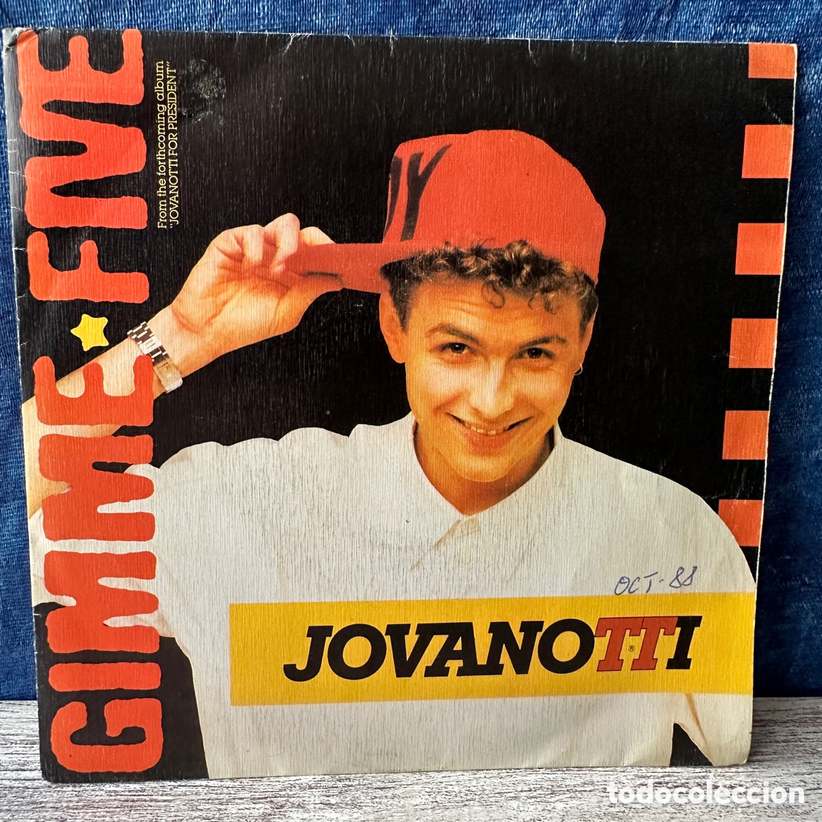 Discos de vinilo: Jovanotti - Gimme Five (7&rdquo;, Single) - Foto 1